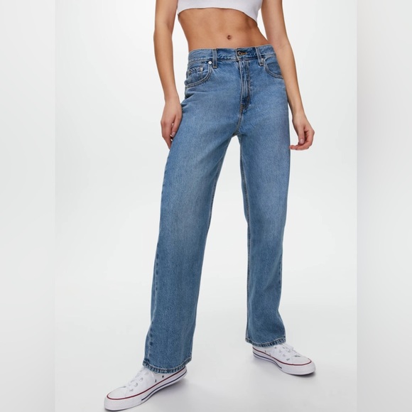 Levi's Loose Straight High Rise Denim Jeans Size 28 - Picture 3 of 12